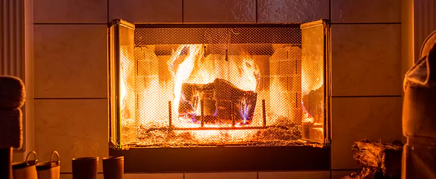 Mendota Hearth Landscape Fireplace Installation in Hudson, Ohio