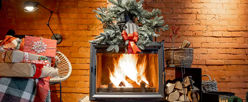 Travis Industries Linear Gas Fireplace Installation in Hudson, Ohio