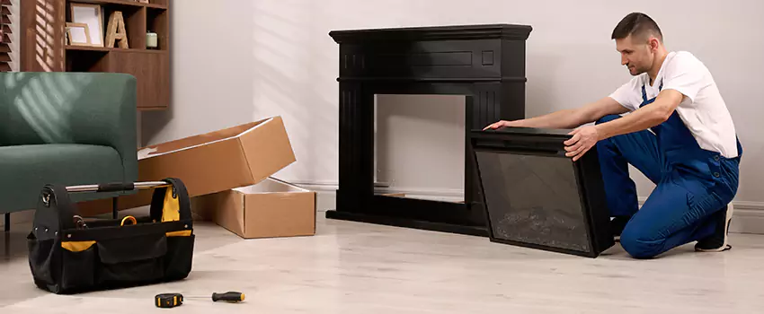 Old Rusted Metal Fireplace Repair And Replacement in Hudson, OH